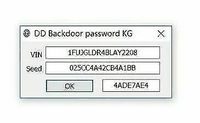 Calculateur de mot de passe Detroit Diesel Backdoor V1 + V2 2020 (BACKDOOR DDDL)