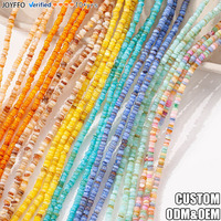 Perles de coquillages naturels irrégulières Joyffo en gros, 3 mm, perles de coquillages marins pour la fabrication de bijoux DIY