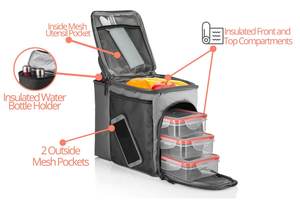 תיק צידנית מבודד מותאם אישית עם לוגו, עמיד למים, מתקפל, רך, תרמי, ידידותי לסביבה, טקטי, לפיקניק ולחוף הים - Product Image 3