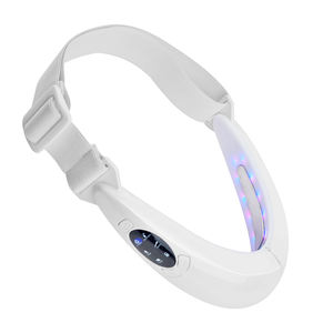 ABS 플라스틱 <span class=keywords><strong>V</strong></span> 얼굴 리프팅 턱 <span class=keywords><strong>V</strong></span> 라인 업 리프트 벨트 미세 전류 기술 이중 턱 감속기 얼굴 마사지 - Product Image 1