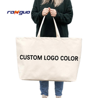 Sac fourre-tout personnalisable à grande capacité, imprimé par sublimation, avec logo personnalisé, promotionnel, professionnel, vente en gros RG
