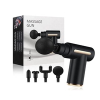 Pistola de masaje deportiva inalámbrica portátil para músculos de tejido profundo para uso en terapia corporal en el cuello, cara, cabeza, brazo, pecho, mano, cintura, pierna, pie