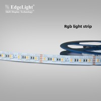 Bande lumineuse LED flexible RGBW 24V 12mm pour armoire, 5050 couleurs, télécommande intelligente, super lumineuse, intensité réglable