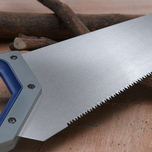 Hand Saw Garden Logging Saw Blue Handle <b>Pull</b> Saw Rust Proof Carbon Steel 600mm Home Outdoor Woodworking - Product Image 1