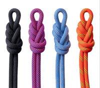 Corde statique en nylon 8 mm 10 mm 12 mm 14 mm, résistante au feu, pour l'escalade en plein air et le camping