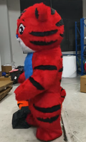 Costume de Mascotte Tigre Orange Gonflable de Haute Qualité pour Adulte, Déguisement de Fête Personnalisé Amusant pour Mardi Gras