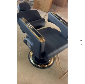 Fauteuil de Barbier Moderne en Cuir Synthétique pour Salon et Spa, Spécialement Conçu pour la Coiffure Commerciale - Product Image 2