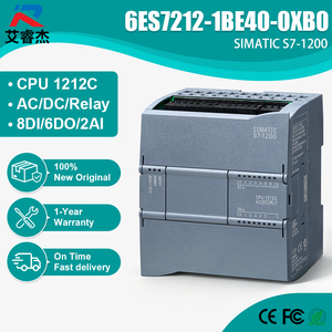 Nouveau module PLC Siemens 6ES7212-1BE40-0XB0 S7-1200 CPU 1212C d'origine, AC/DC/relais, en stock, livraison rapide, contrôleur PLC - Product Image 1