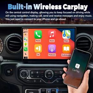 GPS Navi DSP 4G BT Clé de voiture intelligente Radio de voiture Jeep Wrangler 2018-2022 Android 15 Lecteur multimédia vidéo Stéréo 11,8 pouces Sans fil - Product Image 4