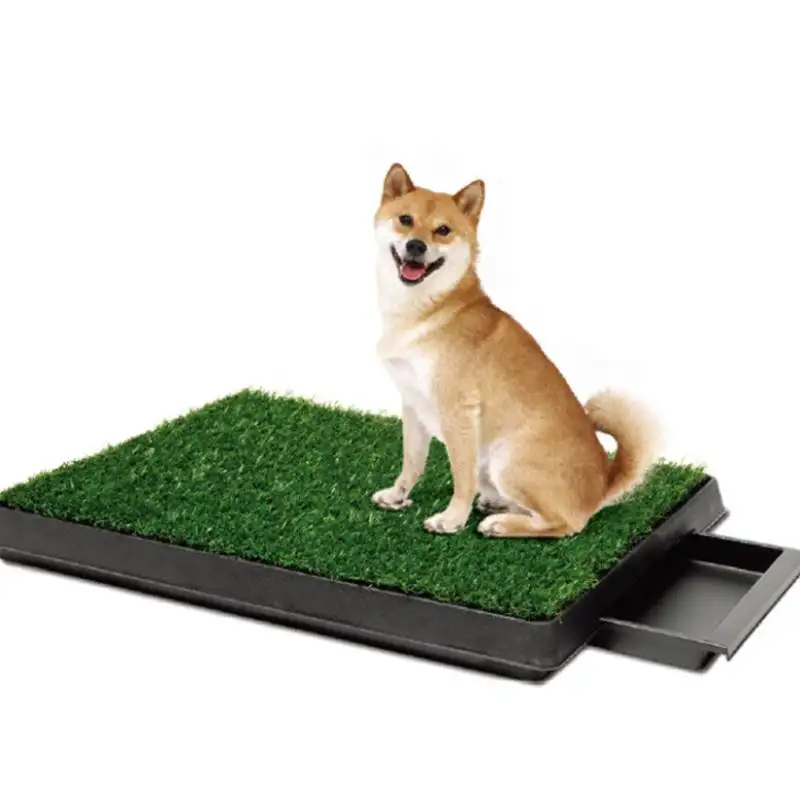 Toilette per cani di grossa taglia Pet Loo riutilizzabile per cani tappetino per pipì lavabile cucciolo di cane cucciolo vasino con vassoio