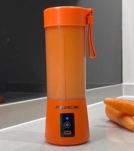 Licuadora USB Recargable Portátil de 12oz 400ml, Bajo Ruido, Baja Velocidad, para Jugos de Zanahoria, Uso Doméstico, Viajes, Auto y RV - Product Image 1