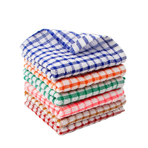 Kitchen <b>Towel</b> Checkered 40x28cm Cotton Dishcloth For Cleaning And Wiping - Product Image 3