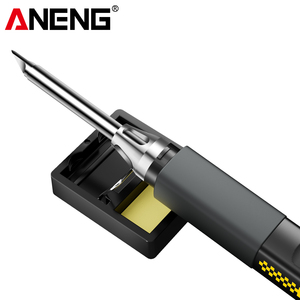 <span class=keywords><strong>Fer</strong></span> à <span class=keywords><strong>souder</strong></span> électrique ANENG SL108 avec poignée ergonomique, 96W, température réglable, chauffe rapide, portable, numérique, intelligent, tension universelle - Product Image 1