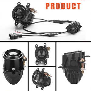 ไฟตัดหมอก Zdf20 80W 18000Lm สีเหลืองขาว Bi-LED ขนาด 2 นิ้ว สำหรับโปรเจคเตอร์ไฟตัดหมอกโตโยต้า 2 นิ้ว แบบสามสี - Product Image 2