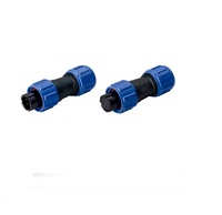 Connecteur de câble étanche Weipu industriel personnalisé en plastique fileté SP13 SP17 4 broches mâle et femelle SP21