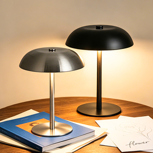 Lámpara de Mesa LED de Metal Estilo Nórdico Minimalista, Lámpara de <span class=keywords><strong>Noche</strong></span> con Control Táctil y 3 Colores Atenuables para Dormitorio, Hogar y Oficina - Product Image 2