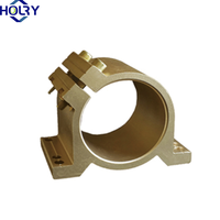 Support de fixation de broche Gold Tilt 65,80 mm à haute rigidité pour l'installation du moteur de broche de machine-outil CNC
