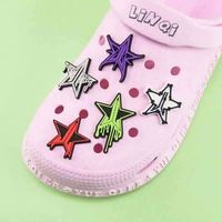 Nouvelle mode personnalisé PVC Designer Charms Led Light up Concha Design sabot décorations de chaussures vendeur en gros breloques sabots