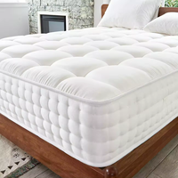 Matelas King Size à Ressorts Ensachés avec Mousse à Mémoire et Latex Naturel, Garantie 20 Ans