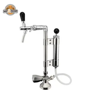 Heavy Duty Draft Bia Điều Chỉnh Keg Dã Ngoại Đảng Bơm Với Tap Thẳng Đứng Với Cao Kim Loại Bơm Lắp Ráp