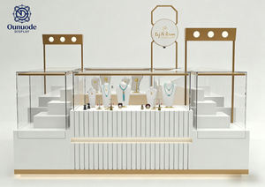 Luxury Modern Custom Jewelry Display for <b>with</b> LED Glass Cabinet | Turnkey Retail Shopfitting Solution - Product Image 5
