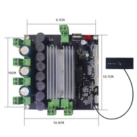Carte de circuit imprimé amplificateur numérique Bluetooth avec entrées optiques et AUX, sortie 2.0/4.0/2.1 canaux