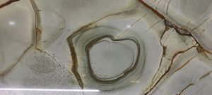 แผ่นหินควอตซ์ไซต์ขัดเงาขนาด 3.3 x 2.1 เมตร หนา 2 ซม. แผ่นหินควอตซ์ไซต์เกรนริเวอร์สีเขียว สำหรับใช้ในวิลล่า โรงแรม และคลับ - Product Image 2