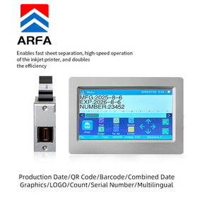 Stampante a Getto d'Inchiostro Automatica per Codifica Online di Data di Scadenza Variabile, Codice QR e Numero di <span class=keywords><strong>Serie</strong></span>, 12.7mm Grado TIJ - Product Image 2