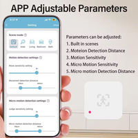 Détecteur de présence humaine Tuya Zigbee WiFi, détecteur radar à ondes millimétriques, capteur de luminosité, contrôle via l'application Smart Life, remplace le capteur PIR