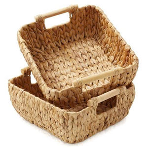 Cesta de Mimbre Tejida a Mano, Ecológica, de Diseño Moderno, para Servir en la Cocina, de Calidad Comercial, Venta al Por Mayor - Product Image 4