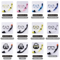 Équipement de plongée anti-buée, masque de plongée WASPO M1000S+S11 pour adultes et jeunes, verre trempé de 4,0 mm pour la plongée et la natation