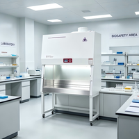 BSC-1360B2 Classe II Type B2 Cabinet de sécurité biologique à évacuation totale avec filtre HEPA / Équipement de biosécurité de laboratoire / Qualité médicale