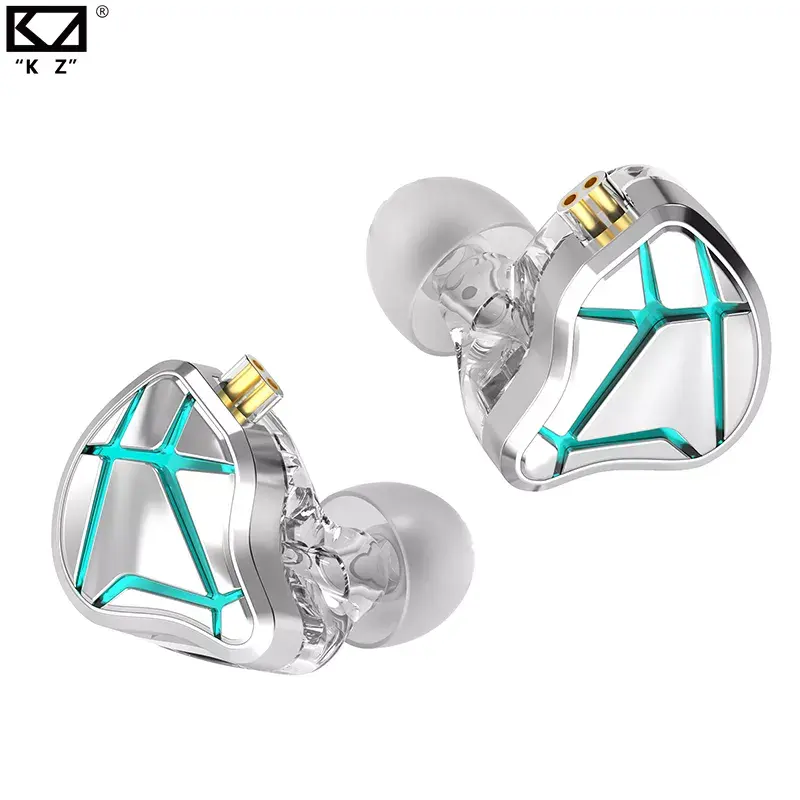 Kz Esx 12Mm Enorme Dynamische Muziek Hifi In-Ear Monitor Metalen Bedrade Oortelefoon