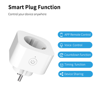 Prise intelligente WiFi pour la maison, double prise 10A/20A avec contrôle par application, fonction minuterie, WiFi 2,4 GHz