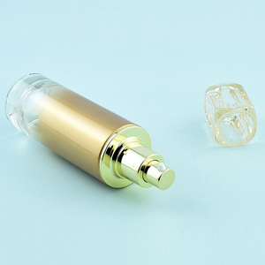 Bán buôn tùy biến 40ml 30g 50g100ml 120ml sang trọng màu tím màu vàng Gradient thủy tinh mỹ phẩm chai và lọ - Product Image 1