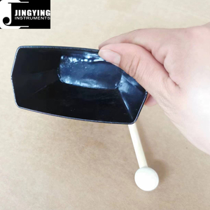 2024 Jingying Musique Percussion Instrument Compagnon, Vente en gros 4/5/6/7/8 pouces Noir Métal Bruit Maker Cowbell Clapper - Product Image 6