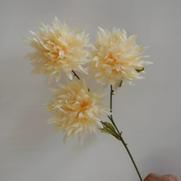 Vente flash : Fleurs artificielles de dahlias pour bouquets de mariage, centres de table, arrangements et bouquets de demoiselles d'honneur