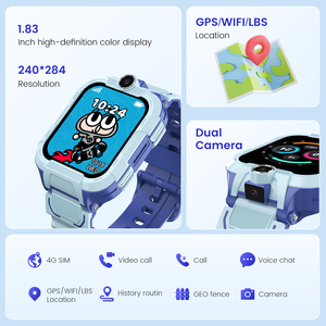DH15S LBS Localização 4G Crianças Smartwatch Câmera Dupla 1.83 ''IPS Display Chamada De Vídeo <span class=keywords><strong>WIFI</strong></span> GPS SOS Chamada 700mAh Crianças Relógio Inteligente - Product Image 5
