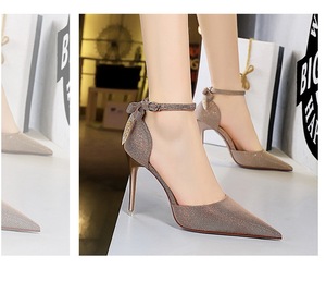 Chaussures à talons hauts sexy pour femmes chinoises matures, pointures 34-43, nouvelle mode, talons aiguilles tendance pour femmes avec nœud - Product Image 5