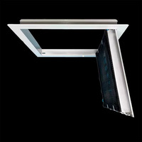Grille d'aération rectangulaire en alliage d'aluminium durable pour la vente en gros, diffuseur tourbillonnant, installation facile pour bureau et salon