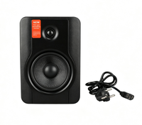 Enceinte de studio active professionnelle de 5 pouces HSYX-27, enceintes de monitoring alimentées pour instruments de musique