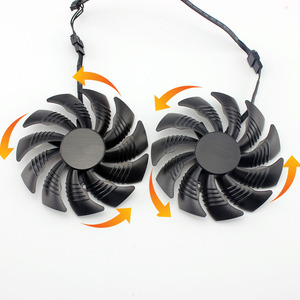 Ventilador de Refrigeración de 88MM T129215SU para Tarjetas de Video <span class=keywords><strong>GIGABYTE</strong></span> GTX 1070 AORUS GTX 1070 RX <span class=keywords><strong>570</strong></span> 580 RX570 RX580, Ventilador PLD09210S12HH - Product Image 4