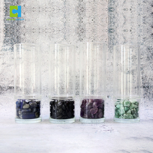 Logo personnalisé Guérison <span class=keywords><strong>Shungite</strong></span> Verre Cristal Tasse D'<span class=keywords><strong>eau</strong></span> - Product Image 1