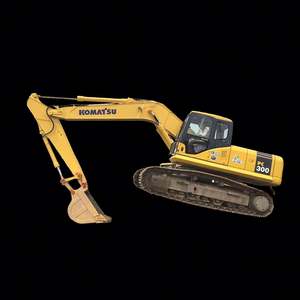 Excavadora de cadenas Komatsu PC300 usada de alta calidad en stock, excavadora usada original Caterpillar con envío gratis. - Product Image 1