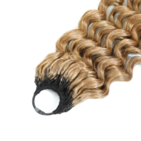 Cheveux en vrac pré-divisés pour tressage, extensions de cheveux humains Deep Wave pour tresses au crochet sans nœuds, 60 grammes/lot, tresses bohèmes invisibles