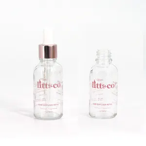 Delicate Appearance 30Ml 1Oz Glass Dropper Bottle With Box Serum 15Ml Dropper Bottle With Custom Logo And Paper Box