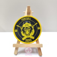 Date de livraison rapide Usine quantité minimale de commande bas Design tendance Patch de broderie tissé Presse de dessin animé Lueur dans le noir