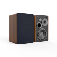 Système d'amplificateur à tube en bois HI-FI à 3 voies 60W personnalisé avec haut-parleur d'étagère Vofull HI-FI actif Super