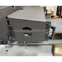 Kabinet Speaker Line Array Ganda 10 Inch KA210, Speaker Audio Profesional untuk Penguatan Suara, Cocok untuk Perusahaan Produksi Acara dan Panggung