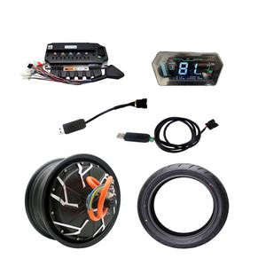 Motor de Eje DKYS de 12 Pulgadas 35H2000W con Controlador DK72350 con Pantalla LCD y Neumático, Puede Alcanzar 90 km/h, DK72350+2000W+LCD DKYS MOTOR D - Product Image 1
